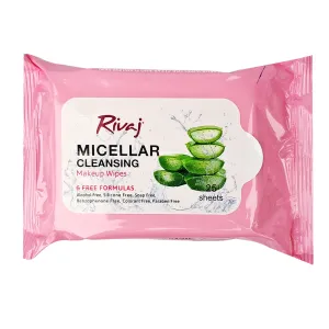 Rivaj Micellar Cleansing Makeup Wipes 25 pcs